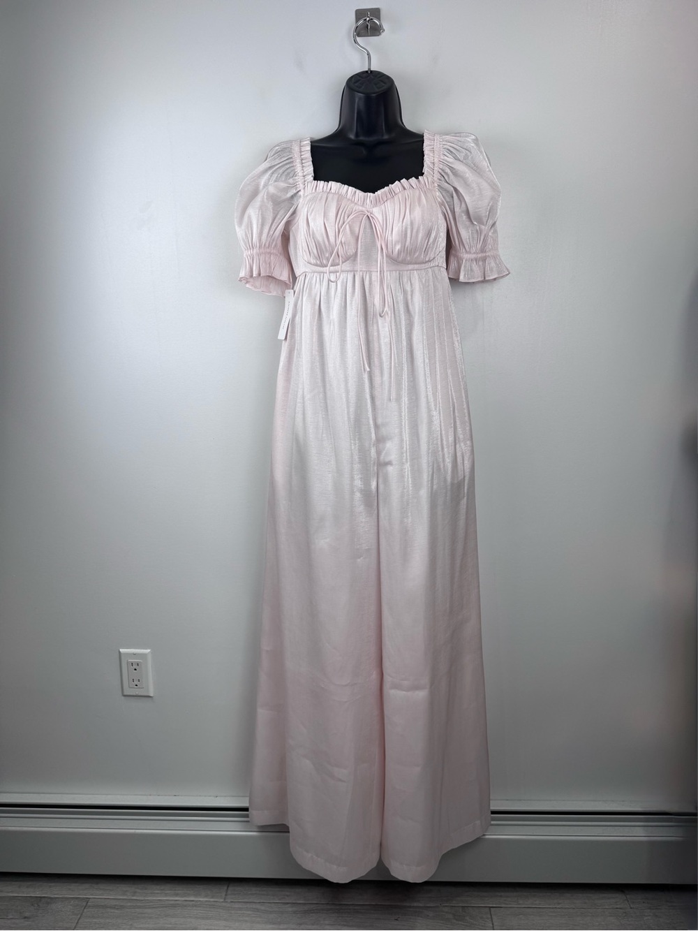 NWT Free People Selkie Women The‎ Lickety Split Seashell Pink Jumpsuit Size XS